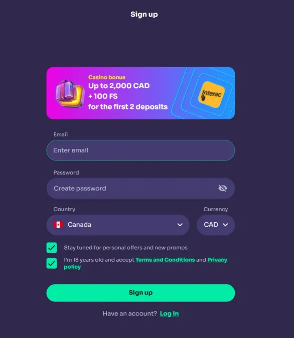 Registration winspirit casino canada